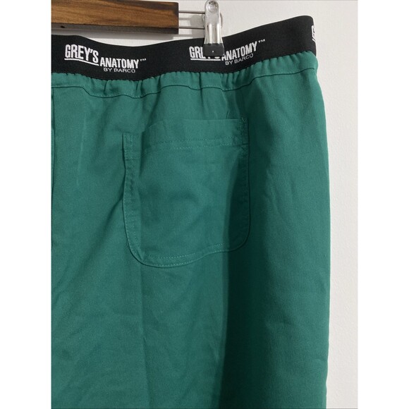 Grey's Anatomy Barco Active Scrub Pants Bottoms 3 Pocket Womens 3X Green NEW - Picture 8 of 10